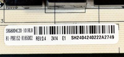 FUENTE DE PODER ORIGINAL PARA TV PHILIPS / NUMERO DE PARTE 81-PBE152-H165002 / SHG6004C20-101HLB / SHG6004C-101HL / DLBT054 / CQC14134113193 / PANEL LVU550CSDX E1006 / T8-55D6171-LPFY008 / DISPLAY ST5461D12-6 VER.2.2 / MODELO 55PUL7973/F7 - Imagen 4