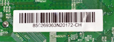 MAIN ORIGINAL PARA TV ONN ROKU 4K UHD HDR / NUMERO DE PARTE T.MS180.81 / CH_C.RK.M1801-UC / 85026936N20172-CH / U21030790-0A00470 / DISPLAY CC500PV5D VER.02 / MODELO 100012585 50" - Imagen 3