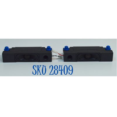 KIT DE BOCINAS ORIGINAL PARA TV HISENSE 2 PIEZAS / NUMERO DE PARTE VIT30140 / VIT30140-12W6-03R\ROH / VIT30140-12W6-03L\ROH / MODELO 65A65NV / 65QD65QV / 55A65NV