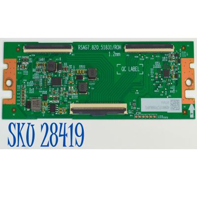 T-CON ORIGINAL PARA TV HISENSE / NUMERO DE PARTE 429861 / RSAG7.820.51831/ROH / 417414 / H41802PNX39A1 / PANEL HD650K1U51-T0L5B\ROH / DISPLAY T650QVN07.5 / MODELO 65QD65QV / 65QD65QV 65Q60QUV