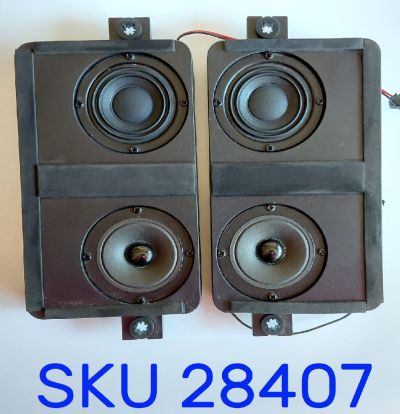 KIT DE BOCINAS ORIGINAL PARA TV ONN ( 2 PIEZAS) / NUMERO DE PARTE: YR99210R0810-01C01/ 8Ω / 10W ROHS / DISPLAY SG9751D01-1 VER.2.1 / MARCA DEL PANEL INRRY /MARCA ONN ROKU TV / MODELO 100146865 98"