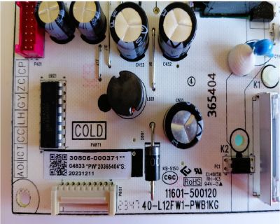 FUENTE ORIGINAL TCL 4K UHD /  NUMERO DE PARTE: 30805-000371  / 40-L12FW1-PWB1KG / 11601-50012 /  MODELO 43S451 - Imagen 2