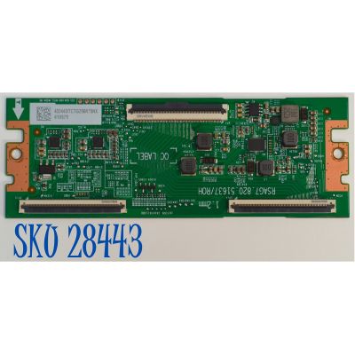 T-CON ORIGINAL PARA TV HISENSE / NUMERO DE PARTE 432443 / RSAG7.820.51637/ROH / 410579 / H41802PNV59A2 / PANEL HD750K1U71-T0L3B2\ROH / DISPLAY HV750QUB-F92 / MODELO 75A65NV / 75A65NV 75A60QUV