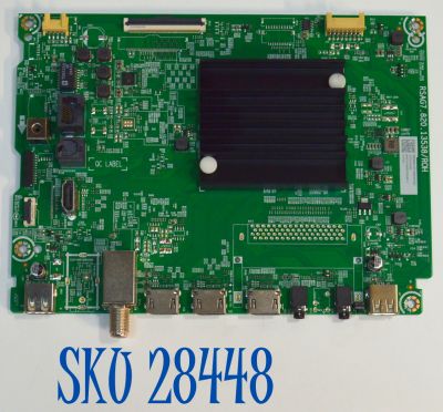 MAIN ORIGINAL PARA TV HISENSE QLED 4K UHD HDR GOOGLE TV / NUMERO DE PARTE 406098 / RSAG7-820.13538/ROH / 65A51HUA(0037) / 354871 / N25010Q / PANEL HD650H1U51-T0LHB6 / DISPLAY T650QVN07.5 / MODELO 65QD6N / 65QD6N 65A51HUA