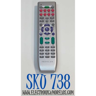  CONTROL REMOTO UNIVERSAL PROSCAN / NUMERO DE PARTE WK-CU-1043A / PUEDE OPERAR MULTIPLES DISPOSITIVOS COMO TELEVISORES / DECODIFICADORES DE CABLE Y SATELITE / REPPRODUCTORES DE DVD/BLUE -RAY / VCR / SISTEMAS DE SONIDO / DIFERENTES MARCAS