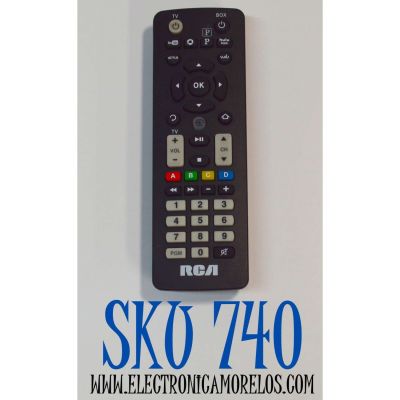 CONTROL REMOTO ORIGINAL RCA 6617 / PARA DIFERENTES DISPOSITIVOS  RCA / TVs. RCA (RCA Box) / CUENTA CON BOTONES PARA ACCESO DIRECTO Netflis, You Tube, Hulu Plus y Vudu, LO QUE INDICA SU COMPATIBILIDAD CON DISPOSITIVOS QUE SOPORTAN ESTAS APLICACIONES   