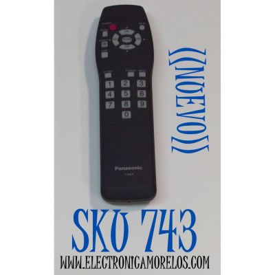 CONTROL REMOTO ORIGINAL NUEVO PANASONIC TUNER / NUMERO DE PARTE N2QAFB000003 / R6P/R6PU / 71010B /  FUNCIONA CON TELEVISORES PANASONIC / PLASMA / VIERA / HDTV / 3D / LCD / LED / COMPATIBLE CON MODELOS ANALOGICOS Y ALGUNOS VIERA / SINTONIZADORES EXTERNOS
