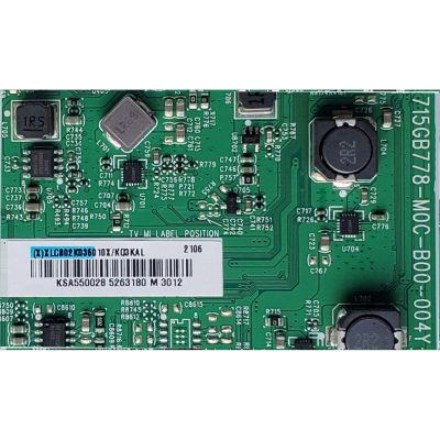 KIT DE TARJETAS PARA TV VIZIO / MAIN (X)XLCB02K036 / 715GB778-M0C-B00-004Y / FUENTE (X)ADTVK1811ABL / 715GB897-P01-000-003S / T-CON 5555T45C07 / T550QVN10.0 / MODELO M55Q6-J01 - Imagen 3