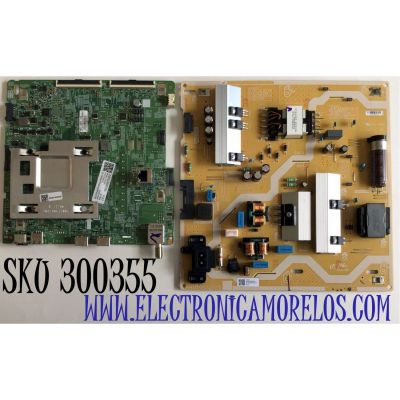 KIT DE TARJETAS PARA TV SAMSUNG 4K·UHD·HDR / NUMERO DE PARTE MAIN BN94-15025U / BN41-02703C / BN97-16392P / BN9415025U / FUENTE BN4400932N / L55E7_RSM / BN44-00932N / PANEL CY-NN050HGCV7H / MODELO UN50NU6900 / UN50NU6900FXZA XA06