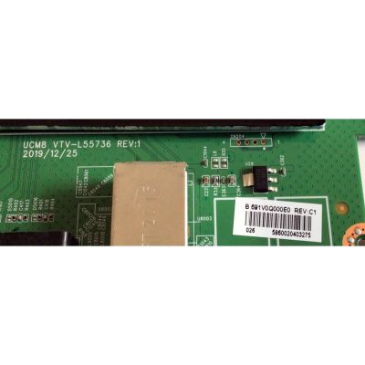 KIT DE TARJETAS PARA TV TOSHIBA 4K UHD SMART FIRE TV / NUMERO DE PARTE MAIN 631V0Q000E0 / VTV-L55736 / 691V0Q000E0 / T-CON 55.55T32.C28 / 5555T32C28 / 55T32-C0L / FUENTE 1T920000900 / FSP164-2FS01 / 3BS0469504GP / PANEL K550WDCRA / MODELO 55LF621U21 - Imagen 4