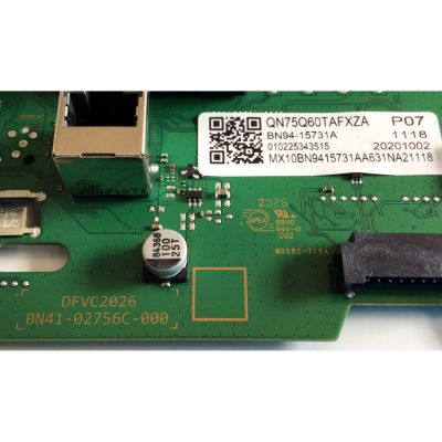 KIT DE TARJETAS PARA TV SAMSUNG QLED / NUMERO DE PARTE MAIN BN94-15731A / BN41-02756C / BN97-16938X / BN9415731A / FUENTE BN4401060A / L75E7N_TSM / BN44-01060A / PANEL CY-RT075HGHV2H / MODELO QN75Q60 / QN75Q60TAFXZA CB01 / QN75Q60TBFXZA CB01 - Imagen 2