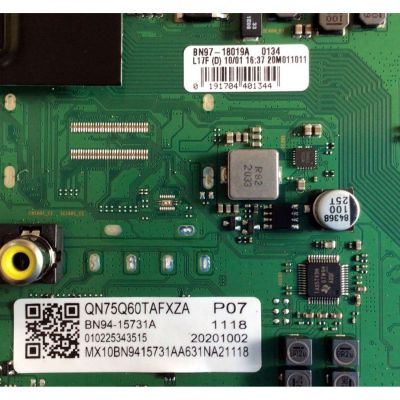 KIT DE TARJETAS PARA TV SAMSUNG QLED / NUMERO DE PARTE MAIN BN94-15731A / BN41-02756C / BN97-16938X / BN9415731A / FUENTE BN4401060A / L75E7N_TSM / BN44-01060A / PANEL CY-RT075HGHV2H / MODELO QN75Q60 / QN75Q60TAFXZA CB01 / QN75Q60TBFXZA CB01 - Imagen 3