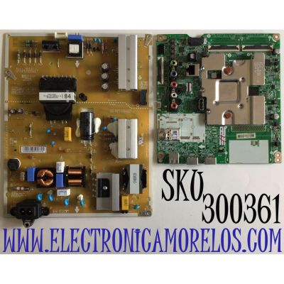 KIT DE TARJETAS PARA TV LG 4K·UHD·HDR / MAIN EBT66473202 / EAX69083603 / FUENTE EAY64928801 / LGP65TJR-18U1 / 64928801 / EAX67805001 / PANEL NC650DQG-ABGXA / HV650QUB-N9E / MODELOS 65UN6950ZUA / 65UN6950ZUA.BUSFLKR / 65UN7300AUD / 65UN7300AUD.BUSFLKR