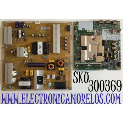 KIT DE TARJETAS PARA TV LG SMART 4K SMART TV / NUMERO DE PARTE MAIN EBT66488403 / EAX69083603 / FUENTE EAY65769201 / EAX69063801 / 65769201 / 3PCR02658A / LGP75-20UI / PANEL NC750DQG-ABGR1 / MODELOS 75UN6950ZUD / 75UN6950ZUD.BUSFLKR / 75UN6950ZUD.BUSFLOR