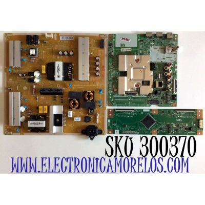 KIT DE TARJETAS PARA TV LG SMART TV / NUMERO DE PARTE MAIN EBT66527906 / EAX69083603 / T-CON RUNTK6396TPZG / RUNTK0418FV / FUENTE EAY65248602 / PANEL´S NC700DQE-VSHX7 / HC700DQN-VHXL7-21SX / MODELO 70UN6950ZUA / 70UN6950ZUA.BUSMLKR / 70UN6950ZUA.BUSMLJR