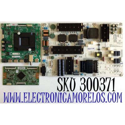KIT DE TARJETAS PARA TV HISENSE·ROKU TV 4K·UHD·HDR / NUMERO DE PARTE MAIN 264185 / RSAG7.820.9794/ROH / 264186 / T-CON 267064 / RSAG7.820.9959/ROH / FUENTE 267224 / RSAG7.820.9863/ROH / PANEL HD750S3U72-TAB1\S1\GM\ROH / MODELO 75R6E3 75A6170FUWR - Imagen 1