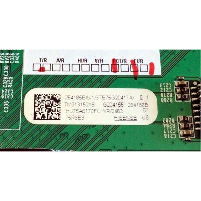 KIT DE TARJETAS PARA TV HISENSE·ROKU TV 4K·UHD·HDR / NUMERO DE PARTE MAIN 264185 / RSAG7.820.9794/ROH / 264186 / T-CON 267064 / RSAG7.820.9959/ROH / FUENTE 267224 / RSAG7.820.9863/ROH / PANEL HD750S3U72-TAB1\S1\GM\ROH / MODELO 75R6E3 75A6170FUWR - Imagen 3