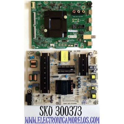 KIT DE TARJETAS PARA TV HISENSE / NUMERO DE PARTE MAIN 278091 / RSAG7.820.10315/ROH / 65A521FUR(0001) / 278090 / FUENTE 268696 / HLL-4365WU / RSAG7.820.8718/ROH / CQC13134095636 / PANEL HD650Y1U71-T0L1/WG\S0\GM\ROH / DISPLAY HV650QUB-F90 / MODELO 65R6E4