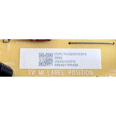 KIT DE TARJETAS PARA TV INSIGNIA  / MAIN XKCB02K001 / 715GA715-M01-B00-005K / 715GA715-M01-B00-005G / T-CON / 5543T10C03 / FUENTE PLTVJQ351XXF6 / 715G9507-P01-002-003S / PANEL TPT430U3-QVN03.U REV:S0B1Y / DISPLAY T430QVN03.0 / MODELO NS-43DF710NA21 - Imagen 6