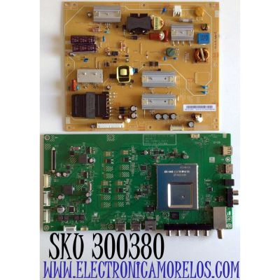 KIT DE TARJETAS PARA TV VIZIO / NUMERO DE PARTE MAIN 75500W01C003 / 755.00W01.C003 / 748.00W04.0011 / 14034-1 / FUENTE 056.04167.G021 / 05604167G021 / FSP167-3PZ01 / 3BS0382413GP / PANEL T550HVN08.5 / MODELO D55-D2 LWZJUC