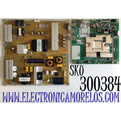 KIT DE TARJETAS PARA TV LG 4K UHD SMART TV / NUMERO DE PARTE MAIN EBT66488007 / EAX69083603 / FUENTE EAY65769201 / EAX69063801 / PANEL NC750DQG-ABGR1 / DISPLAY HV750QUB-N9D / MODELOS 75UN6950PUD / 75UN6970PUD / 75UN6950PUD.AUSFLKR / 75UN6970PUD.AUSFLKR