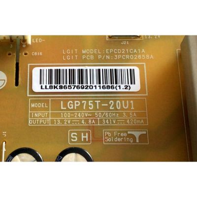 KIT DE TARJETAS PARA TV LG 4K UHD SMART TV / NUMERO DE PARTE MAIN EBT66488007 / EAX69083603 / FUENTE EAY65769201 / EAX69063801 / PANEL NC750DQG-ABGR1 / DISPLAY HV750QUB-N9D / MODELOS 75UN6950PUD / 75UN6970PUD / 75UN6950PUD.AUSFLKR / 75UN6970PUD.AUSFLKR - Imagen 3