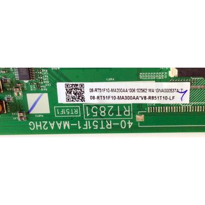 KIT DE TARJETAS PARA TV TCL TCL FHD ANDROID SMART TV / MAIN 08-RT51F10-MA200AA / 40-RT51F1-MAA2HG / RT2851 / 08-RT51F10-MA300AA / V8-R851T10-LF / RT51F1 / FUENTE 08-L12NLA2-PW210AA / L12NW / E56334 / PANEL LVF395NDEL / DISPLAY V400HJ6-PE1 / MODELO 40S330 - Imagen 2