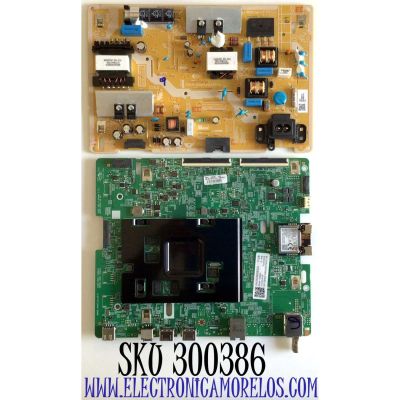 KIT DE TARJETAS PARA TV SAMSUNG CRYSTAL UHD 4K SMART TV / NUMERO DE PARTE MAIN BN94-14988A / BN41-02662A / BN97-15333C / K058C-485A / FUENTE BN44-00947G / L43E7_RDY / BN4400947G / PANEL CY-NN043HGEVMH / MODELO UN43NU6900 / UN43NU6900BXZA BC02