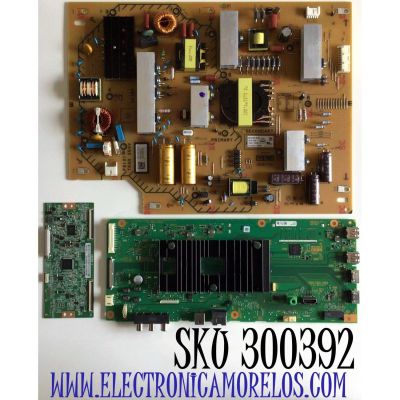 KIT DE TARJETAS PARA TV SONY SMART / MAIN A-5019-133-B / 1-005-204-11 / 1-002-204-11 / A5019133B / FUENTE 1-001-390-21 / APS-430 / T-CON 34.29110.08U / CSC05-1 / 342911008U / ST6451D02-E / PANEL YSAF065CNS01 / DISPLAY ST6451D02-E / MODELO KD-65X750H