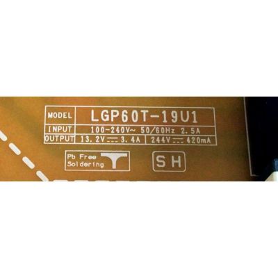 KIT DE TARJETAS PARA TV LG SMART TV / MAIN EBT66487302 / EAX69083603 / EAX69083603(1.0) / FUENTE EAY65589001 / 65589001 / LGP60T-19U1 / EAX68942901 / T-CON RUNTK0334FVYL / 1P-0171X00-40SB / PANEL NC600DQE-VSHP1 / MODELO 60UN7000PUB / 60UN7000PUB.BUSMLKR - Imagen 5