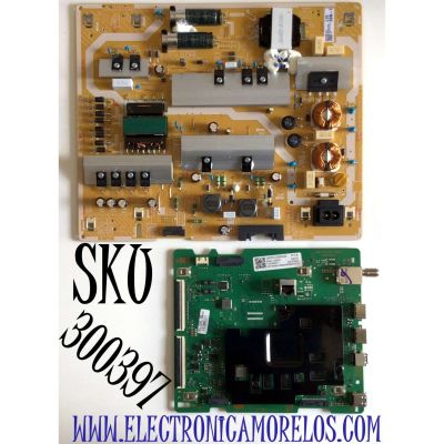 KIT DE TARJETAS PARA TV SAMSUNG SMART TV / NUMERO DE PARTE MAIN BN94-15565G / BN41-02751A / BN97-17940A / BN41-02751A-000 / FUENTE BN44-01056A / BN4401056A / L75S6N_THS / PANEL CY-BT075HGLV3H / MODELO UN75TU7000 / UN75TU700D / UN75TU7000FXZA FA01