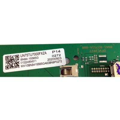 KIT DE TARJETAS PARA TV SAMSUNG SMART TV / NUMERO DE PARTE MAIN BN94-15565G / BN41-02751A / BN97-17940A / BN41-02751A-000 / FUENTE BN44-01056A / BN4401056A / L75S6N_THS / PANEL CY-BT075HGLV3H / MODELO UN75TU7000 / UN75TU700D / UN75TU7000FXZA FA01 - Imagen 5