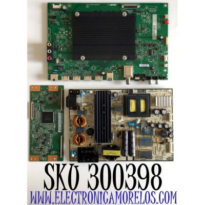KIT DE TARJETAS PARA TV TCL·ROKU TV UHD SMART TV / MAIN T8-55NA2D-MA1 / 40-SX7KNA-MAG4HG / V8-SX70001-LF1V408 / FUENTE 81-PBE055-H95 /  SHG5504D01-101H / SHG5504D-101H / T-CON 34.29110.036 / ST5461D04-1-C-1 / 3429110036 / PANEL LVU550CS0T / MODELO 55US57