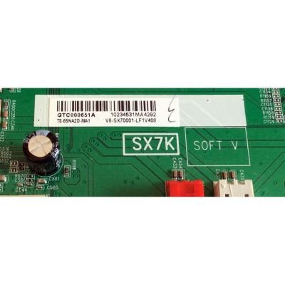 KIT DE TARJETAS PARA TV TCL·ROKU TV UHD SMART TV / MAIN T8-55NA2D-MA1 / 40-SX7KNA-MAG4HG / V8-SX70001-LF1V408 / FUENTE 81-PBE055-H95 /  SHG5504D01-101H / SHG5504D-101H / T-CON 34.29110.036 / ST5461D04-1-C-1 / 3429110036 / PANEL LVU550CS0T / MODELO 55US57 - Imagen 5