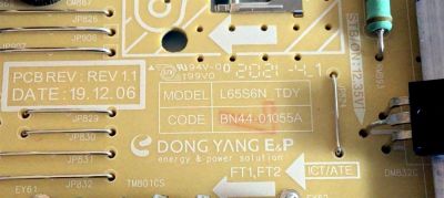 KIT DE TARJETAS PARA TV SAMSUNG CRYSTAL UHD 4K SMART TV / NUMERO DE PARTE MAIN BN94-15565F / BN41-02751A / BN97-17939A / BN41-02751A-000 / FUENTE BN44-01055A / BN4401055A / L65S6N_TDY / PANEL CY-BT065HGLV3H / MODELO UN65TU7000 / UN65TU7000FXZA FA01 - Imagen 3