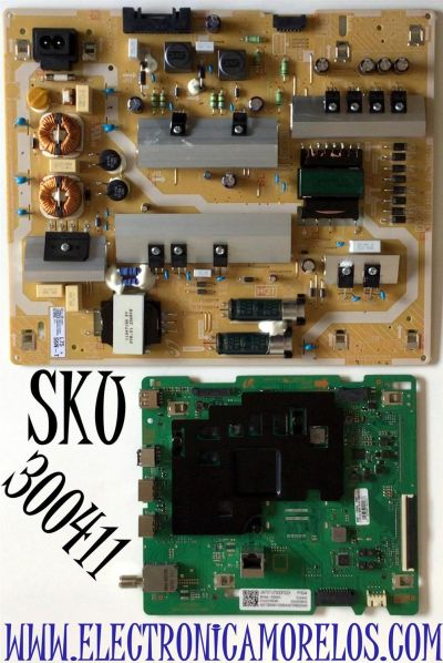 KIT DE TARJETAS PARA TV SAMSUNG 4K UHD SMART TV / NUMERO DE PARTE MAIN BN94-15566A / BN41-02751A / BN97-17938A / BN41-02751A-000 / BN96-51294N / FUENTE BN44-01056A / BN4401056A / L75S6N_THS / PANEL CY-BT070HGJV1H / MODELO UN70TU700D / UN70TU700DFXZA GB02