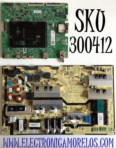 KIT DE TARJETAS PARA TV SAMSUNG 4K UHD SMART TV / NUMERO DE PARTE MAIN BN94-13802J / BN41-02662A / BN97-14047N / DISPLAY BN96-47754A  / FUENTE BN44-00874C / BN4400874C / L75E6NR_NHS / PANEL CY-NN075HGLV5H / MODELO UN75NU6900 / UN75NU6900FXZA FA03