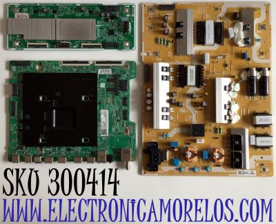 KIT DE TARJETAS PARA TV SAMSUNG / MAIN BN94-14259B / BN41-02695A / BN97-15737A / DRIVER BN44-00978D / L65S7ND_RHS / FUENTE BN44-00982A / L65S7NA_RHS / PANEL CY-TR065FLLVAH / DISPLAY BN9648160A / LSF650FF12-P02 / MODELO QN65Q70RAFXZA FC02