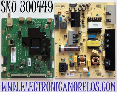 KIT DE TARJETAS PARA TV SAMSUNG 4K·UHD·HDR / MAIN BN94-16107V / BN41-02756B / BN97-17444N / BN9416107V / FUENTE BN44-01055A / L65S6N_TDY / BN4401055A / PANEL CY-BT065HGLV3H / DISPLAY BN96-53589A / BN9653589A / MODELOS UN65TU7000 / UN65TU7000FXZA FA04