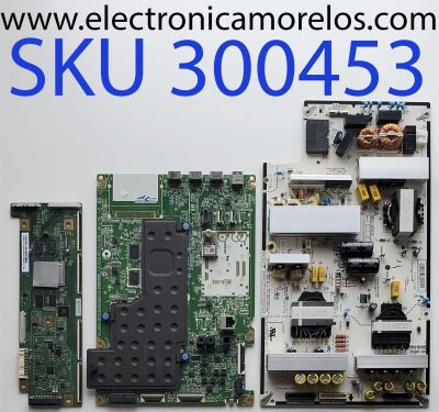 KIT DE TARJETAS PARA TV LG / MAIN EBT66642903 / EAX69789001(1.0) / FUENTE EAY65768822 / EAX68999602(1.0) / T-CON 6871L-6309A / 6870C-0852B / PANEL LE650AQD (EP)(A2) / MODELO OLED65C1PUB.DUSQLJR