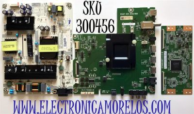 KIT DE TARJETAS PARA TV HISENSE / NUMERO DE PARTE MAIN 231565 / RSAG7.820.8252/ROH / 231563 / HU55A6100UWR / T-CON 34291100520G11H / ST5461D07-1-C-B / FUENTE 222172 / RSAG7.820.7748/ROH / HLL-4360WA / PANEL HD550S1U81-L1\S2\GM / MODELO 55R6E 55A6100UWR