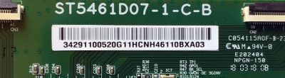 KIT DE TARJETAS PARA TV HISENSE / NUMERO DE PARTE MAIN 231565 / RSAG7.820.8252/ROH / 231563 / HU55A6100UWR / T-CON 34291100520G11H / ST5461D07-1-C-B / FUENTE 222172 / RSAG7.820.7748/ROH / HLL-4360WA / PANEL HD550S1U81-L1\S2\GM / MODELO 55R6E 55A6100UWR - Imagen 4