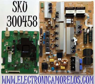KIT DE TARJETAS PARA TV SAMSUNG MAIN BN94-15735E / BN41-02756C / BN97-17204Y / FUENTE BN44-01065A / L82E8N_THS / BN4401065A / PANEL CY-RT082HGLV1H / MODELO QN82Q6DTAFXZA FA01 