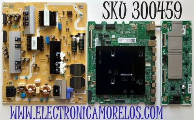 KIT DE TARJETAS PARA TV SAMSUNG QLED / MAIN BN94-15684U / BN41-02749A / BN97-16592C / LED DRIVER BN44-01046B / L558NC_THS / BN4401046B / FUENTE BN44-01051A / L55S8NA_THS / BN4401051A / PANEL CY-TT055FMLV4H / DISPLAY LSF550FF14 / MODELO QN55Q80TAFXZA FA03