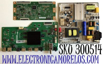 KIT DE TARJETAS PARA TV PHILIPS / NUMERO DE PARTE MAIN SVS586TA34-MA200CK / T.MS6586.U782 / 1MS586C2ISA / V8-MS86MNA-LF1V217 / T-CON CV500U2-T01-CB-1 / E3CCBB50001 / FUENTE 81-PBE055-H4C13A / SHG6004C-101H / PANEL LVU500CHDX / MODELO 50PFL5504/F8