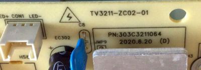 KIT DE TARJETAS PARA TV ONN·ROKU TV HD SMART TV (32) / NUMERO DE PARTE 515C28210M07 / RT28210-ZC01-01 / 2E02740A0 / KB6160A / E503744 / FUENTE TV3211-ZC02-01 / 303C3211064 / E168066 / KB-5150 / PANEL LSC320AN09-H / MODELO 100012589 - Imagen 3