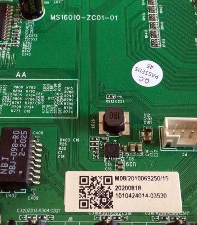 KIT DE TARJETAS PARA ONN·ROKU TV (43) / MAIN MS16010-ZC01-01 / 2E01413C0 / T-CON 55.43T10.C02 / 5543T10C02 / 55T32-C0F / FUENTE TV3903-ZC02-01 / E021M413-G2 / E021M413-E3 / E021M487-A2 / E021M413-E4 / PANEL LC430EGQ-SMM3 / T430QVN03.0 / MODELO 100012584 - Imagen 6