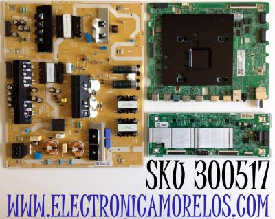 KIT DE TARJETAS PARA TV SAMSUNG / MAIN BN94-15650F / BN41-02749A / BN97-16592C / DRIVER BN44-01046C / BN4401046C / L65S8NC_THS / FUENTE BN44-01052A / BN4401052A / L65S8NA_THS / PANEL CY-TT065FMLV4H / MODELO QN65Q80 / QN65Q80TAFXZA / QN65Q80TAFXZA FB04