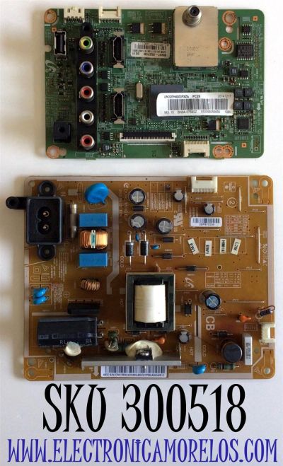 KIT DE TARJETAS PARA TV SAMSUNG HD SMART TV / NUMERO DE PARTE MAIN BN94-07592Z / BN41-01876B / BN97-05375B /  FUIENTE BN44-00664A / BN4400664A / L32G0-DDY / PANEL CY-DH032AGHV1H / MODELO UN32EH4003 / UN32EH4003FXZA / UN32EH4003FXZA LD11