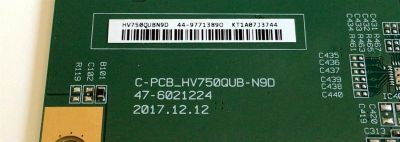 KIT DE TARJETAS PARA TV VIZIO 4K SMART TV / MAIN 60103-00702 / TD.MT5691.U751 / 4300066313 / T-CON 44-9771389O / 47-6021224 / C-PCB_HV750QUB-N9D / FUENTE 60101-03808 / SHG7502C-116E / 25-DT0062-X2P1 / PANEL BOEI750WQ1 / MODELO V755-H4 LBNFB4KW - Imagen 2